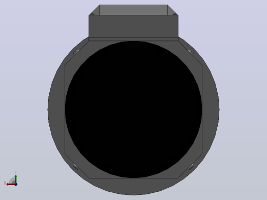 IM B5 H63-132变频电机[YVF2-90L-4-B5]后视缩略图