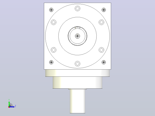 PW140-1(单轴输入单轴输出）转向器PW140-1(单轴输入单轴输出）左视缩略图