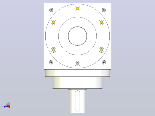 PW140-1(单轴输入单轴输出）转向器PW140-1(单轴输入单轴输出）右视缩略图
