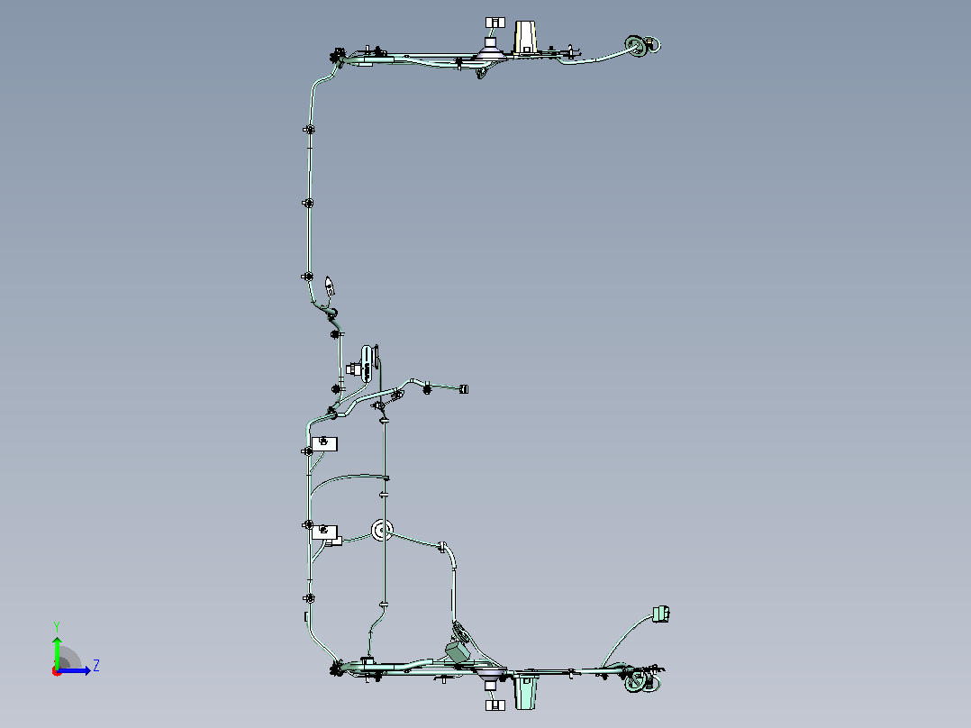 FNA4002001_车身线束装置左视图