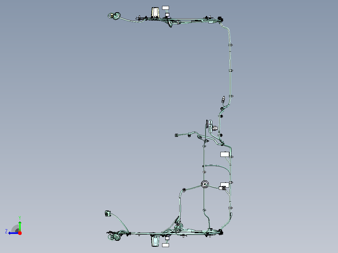 FNA4002001_车身线束装置右视图