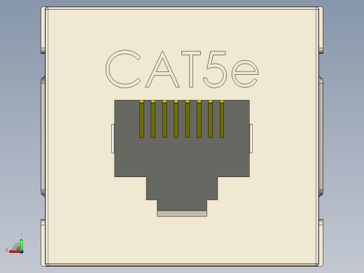 cat5e耦合器12后视缩略图