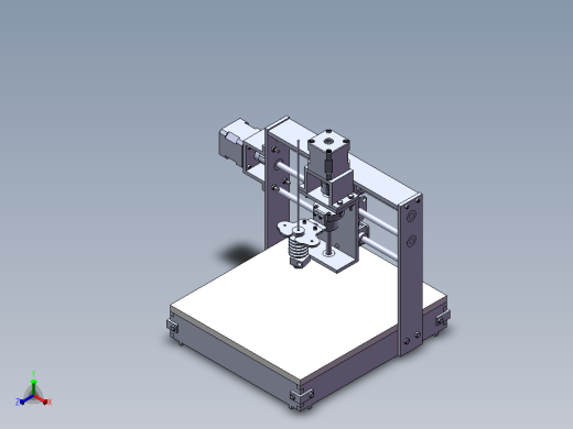 3轴3D打印机SW正等轴测缩略图