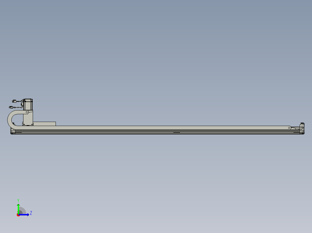 TM14-L3-1500-BC-T400W-C4-MB-3M齿轮齿条型TM14左视图