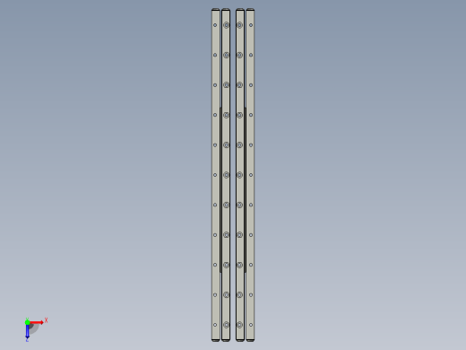 带d6mm交叉滚子和行程550mm JVNB 6-550的线性导轨俯视缩略图