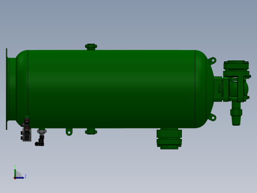 钢制的储气罐sw18可编辑左视缩略图
