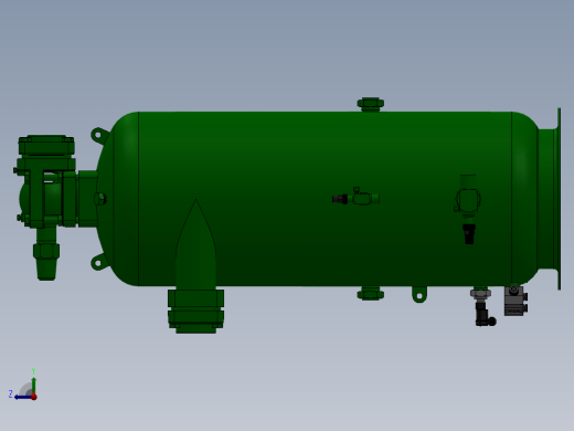 钢制的储气罐sw18可编辑右视缩略图