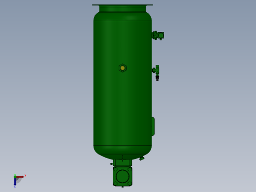 钢制的储气罐sw18可编辑俯视缩略图