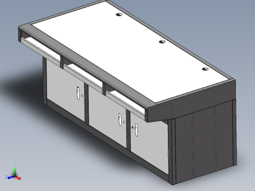 操作台的图档 3D图和2D的加工图