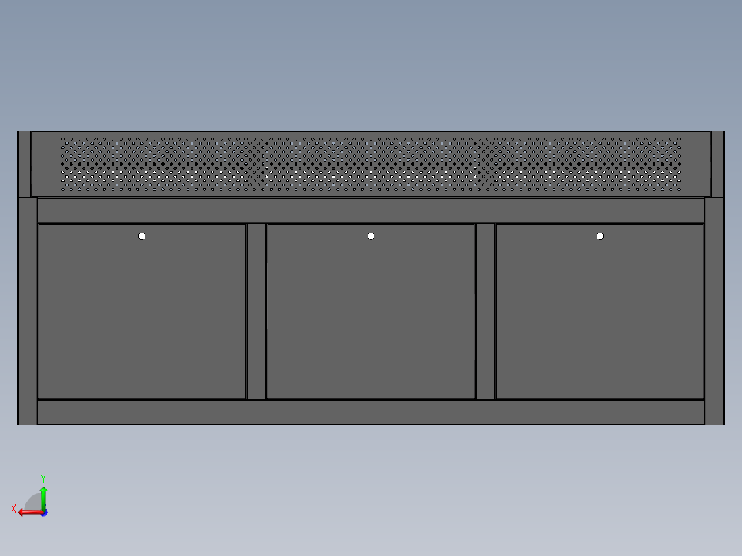 操作台的图档 3D图和2D的加工图后视图