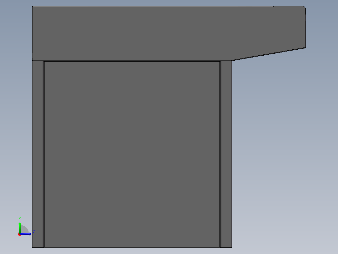 操作台的图档 3D图和2D的加工图左视图