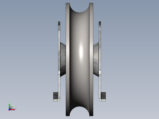 solidworks 车轮滑动门前视缩略图