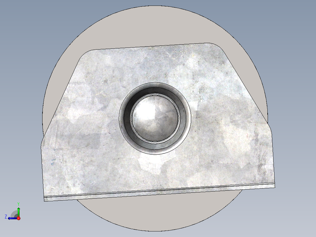 solidworks 车轮滑动门右视图