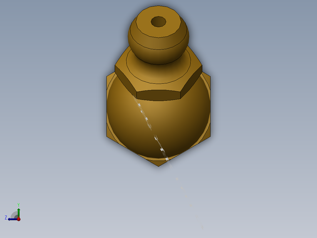 压注油杯右视图