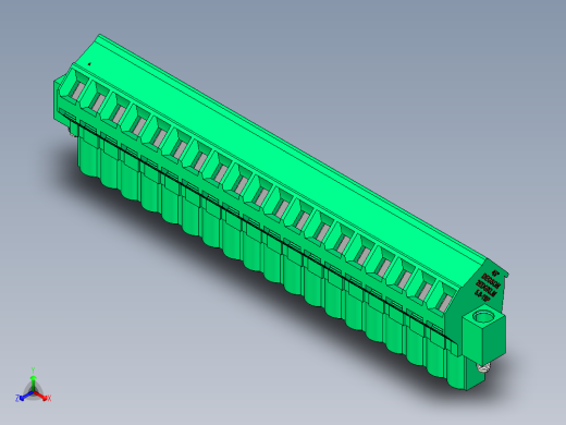DEGSON 2EDG（M） 系列 5.0mm 螺丝锁紧可插拔接线端子组-2EDGKLM-5.0-19P-14-00AH