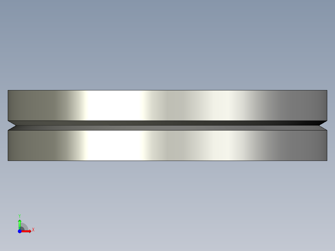 CF16法兰盲板前视图