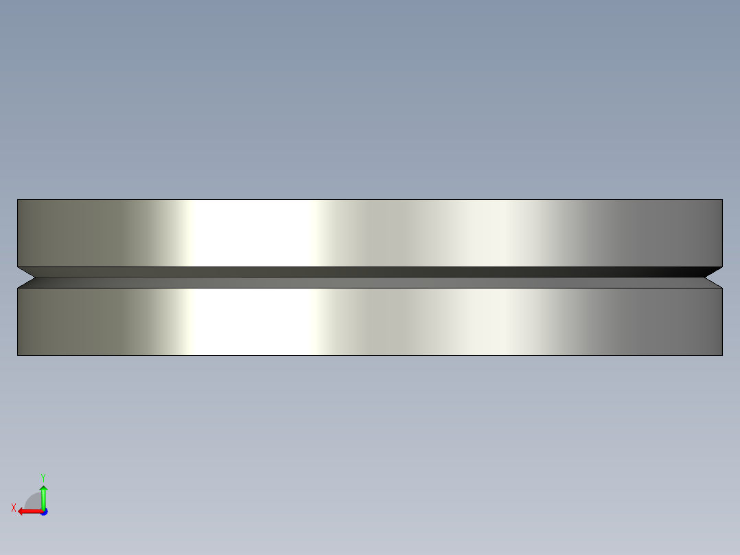 CF16法兰盲板后视图