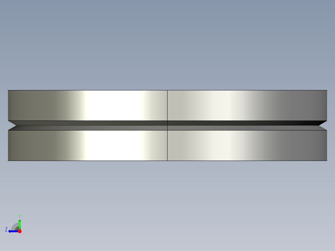 CF16法兰盲板右视图