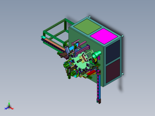 电子风扇转盘式组合机