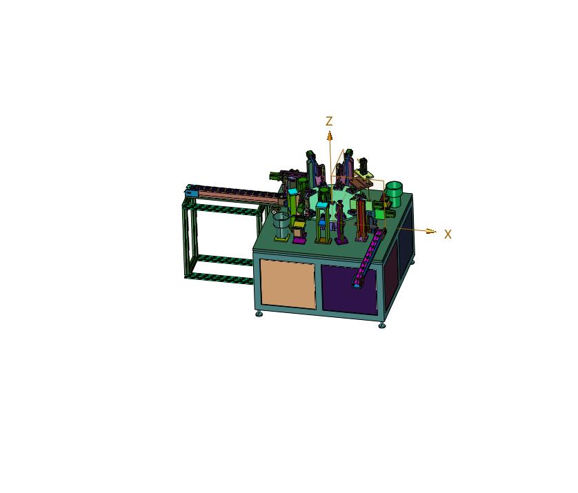 电子风扇转盘式组合机