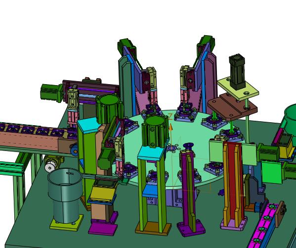 电子风扇转盘式组合机