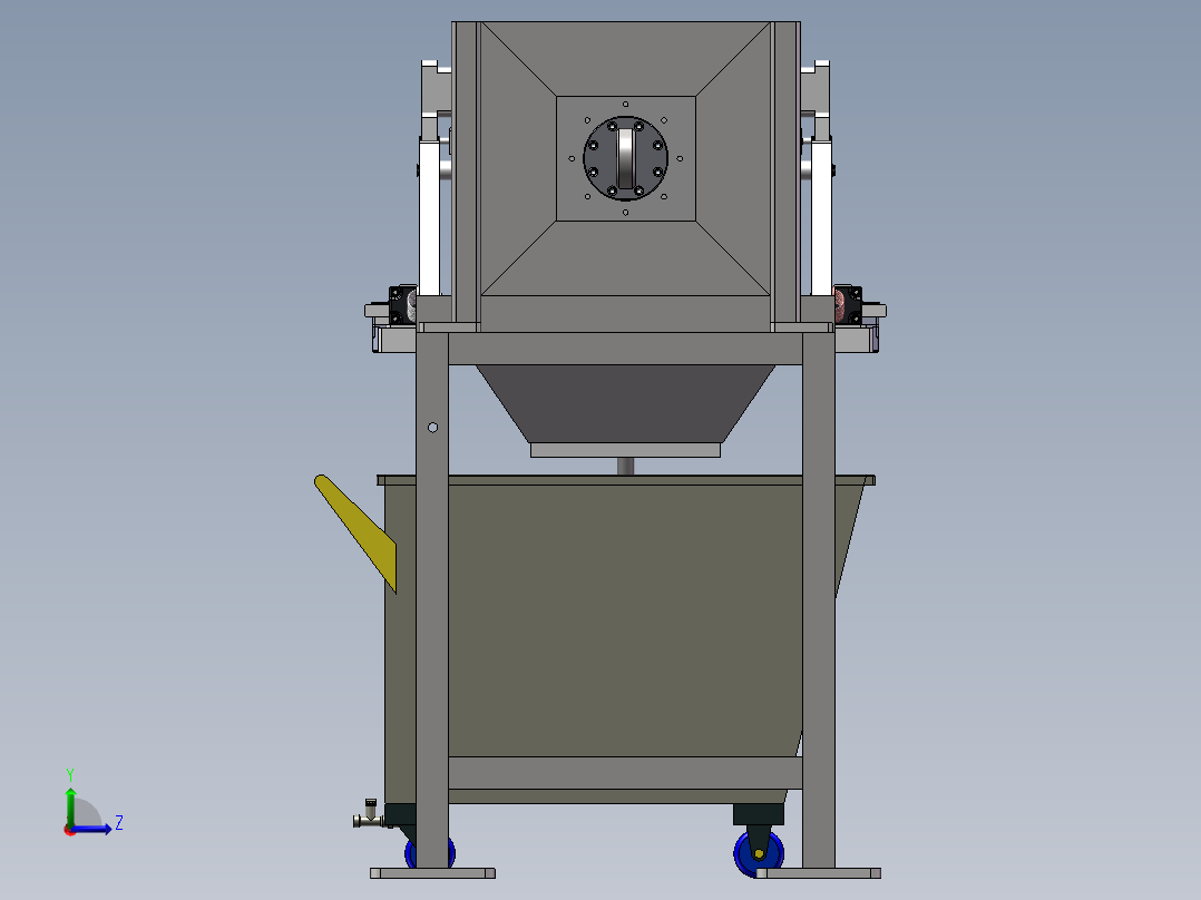 振打压滤机左视图