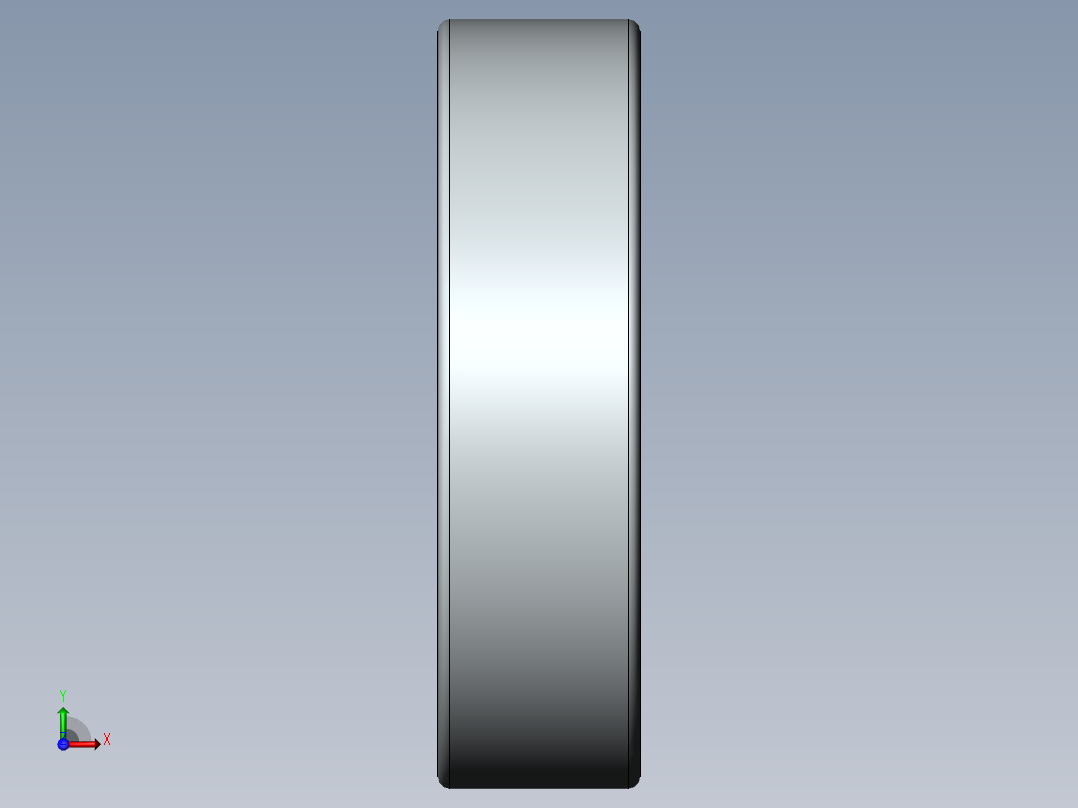 GB／T276-94深沟球轴承61800-2RZ前视图