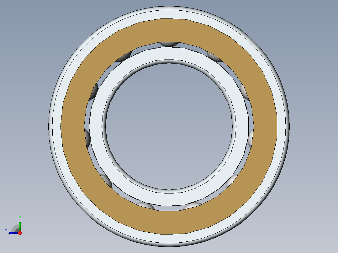 GB／T276-94深沟球轴承61800-2RZ右视图