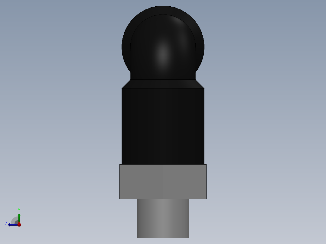 Ø4 x M6 COTOVELO 90° MACHO GIRAT. (C02470406)右视图