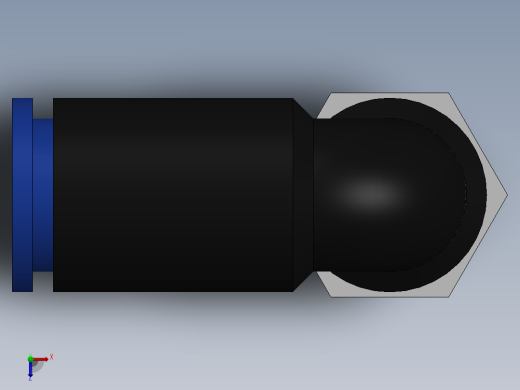 Ø4 x M6 COTOVELO 90° MACHO GIRAT. (C02470406)俯视缩略图