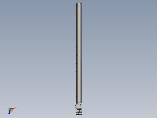 东锦齿条传动DH136G-S2400-BU-减速机+P400W俯视缩略图