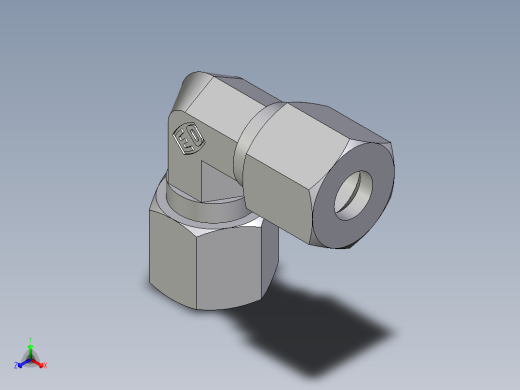 卡套式工业通用硬管接头EO_Union_elbow_W08ZL71