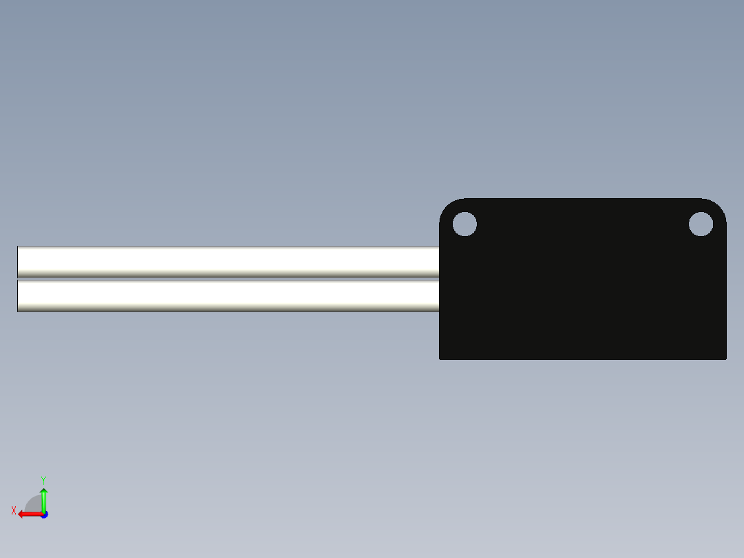 矩阵光纤_漫反射型FR-S14后视图