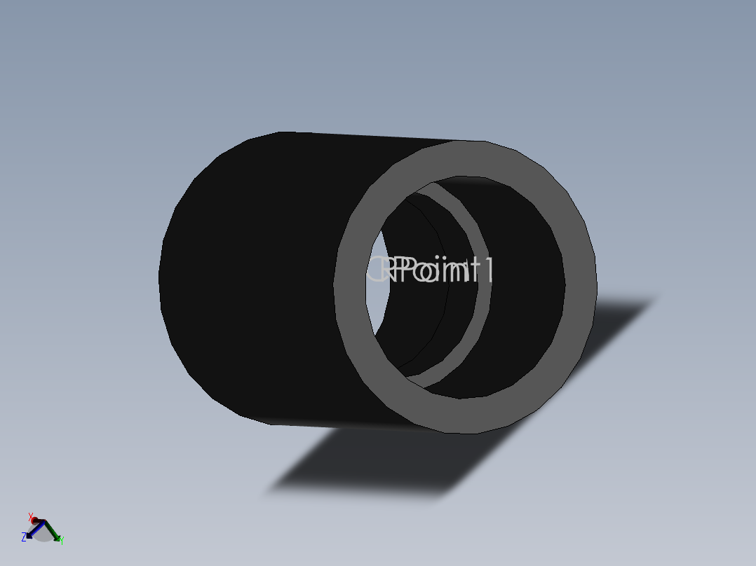 pvc conduit--coupling (std)主视图