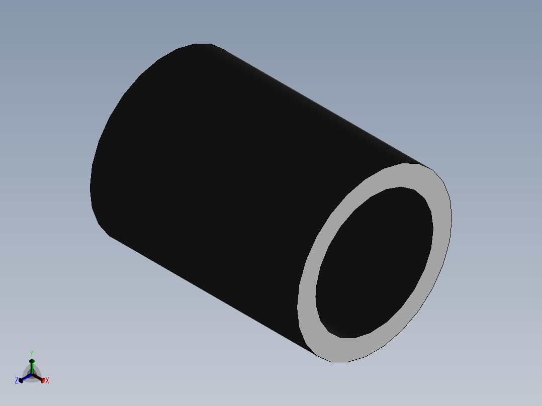 pvc conduit--coupling (std)正等轴测图