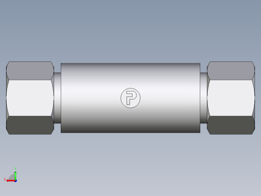 卡套式工业通用硬管接头EO_Weld_bulkhead_fitting_ESV14S后视缩略图