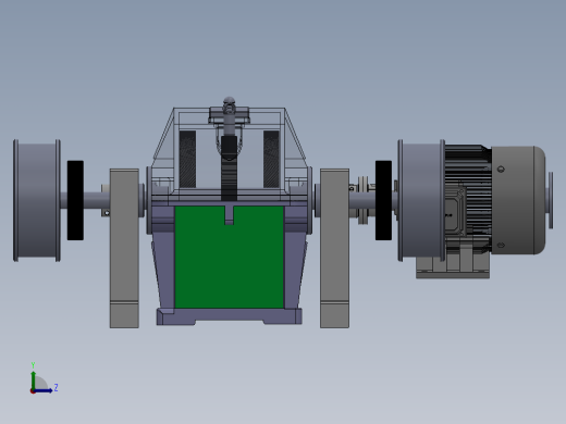 Q177-塔式起重机行走部减速装置设计【三维SolidWorks】没说明书左视缩略图