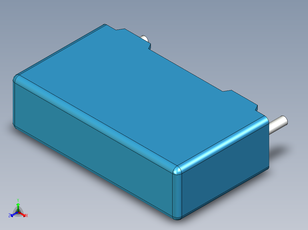 无源元件封装-CAP_BOX_18x5x10.5_BL正等轴测图