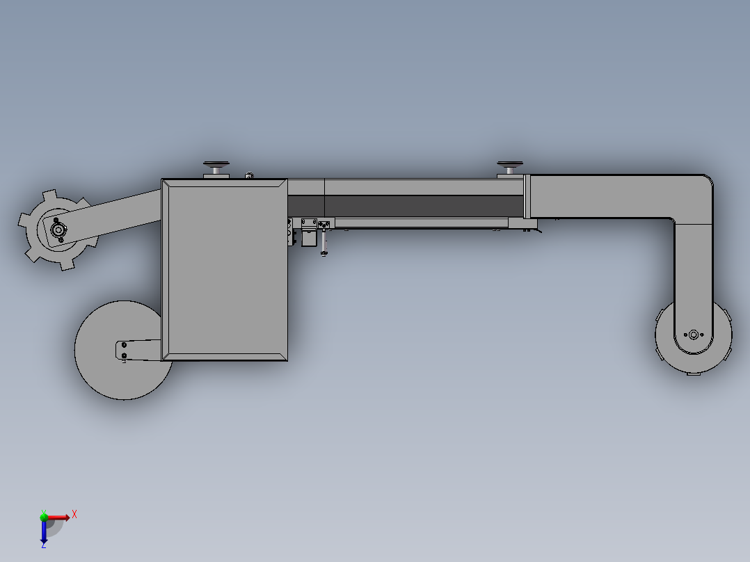 SMT编带机、半自动编带包装机俯视图
