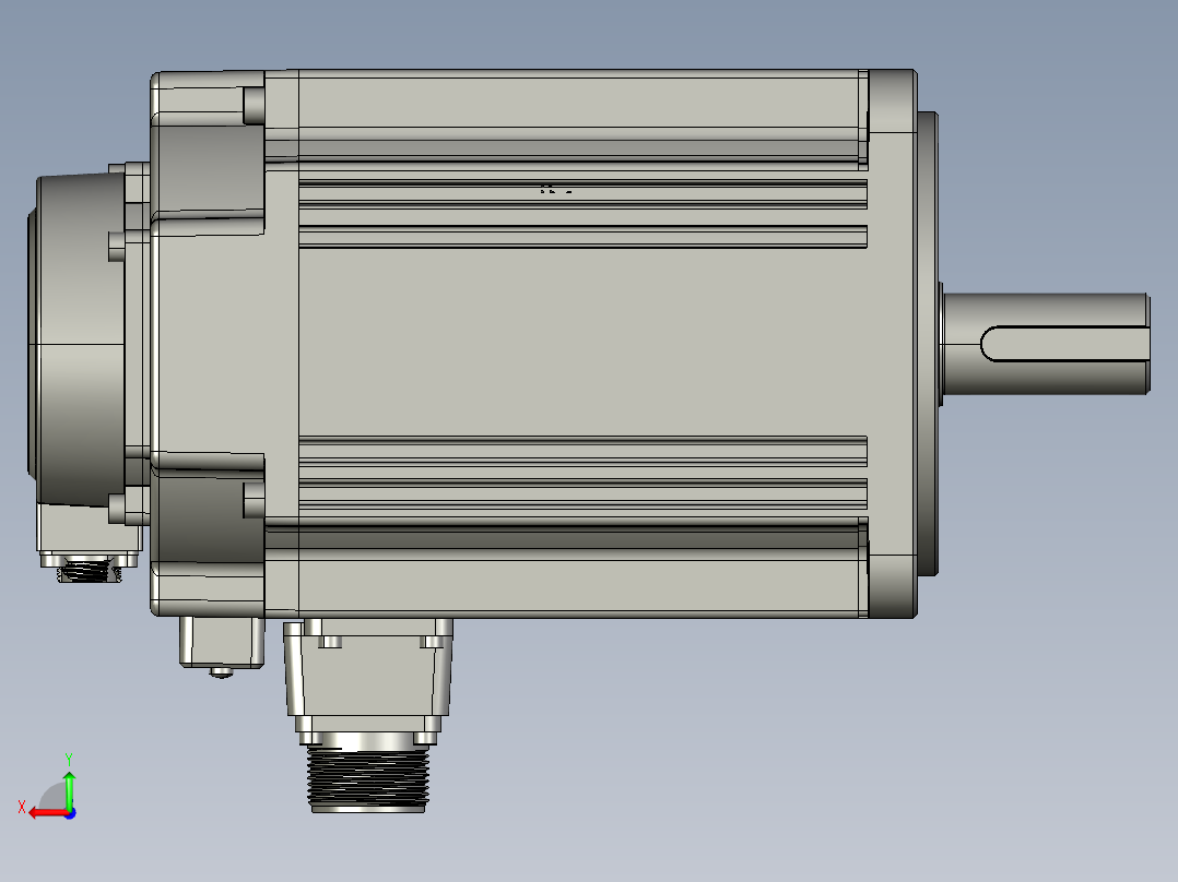 电机MS6G-130CM15BZ2-42P3后视图