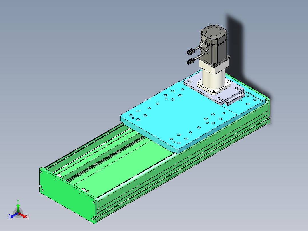 东锦齿条传动DH270G-L167-S350-BU-减速机+750W