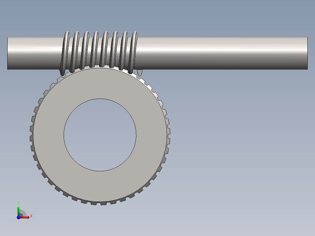 齿轮啮合 (139)前视图