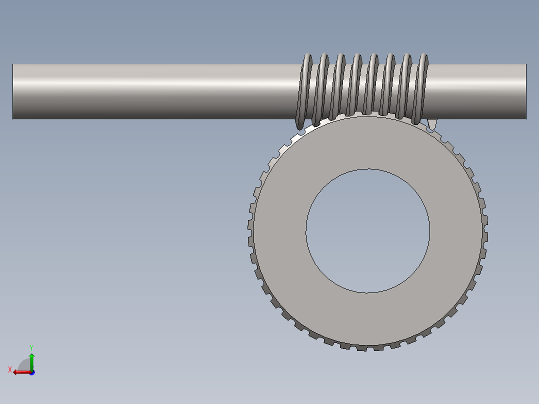 齿轮啮合 (139)后视图