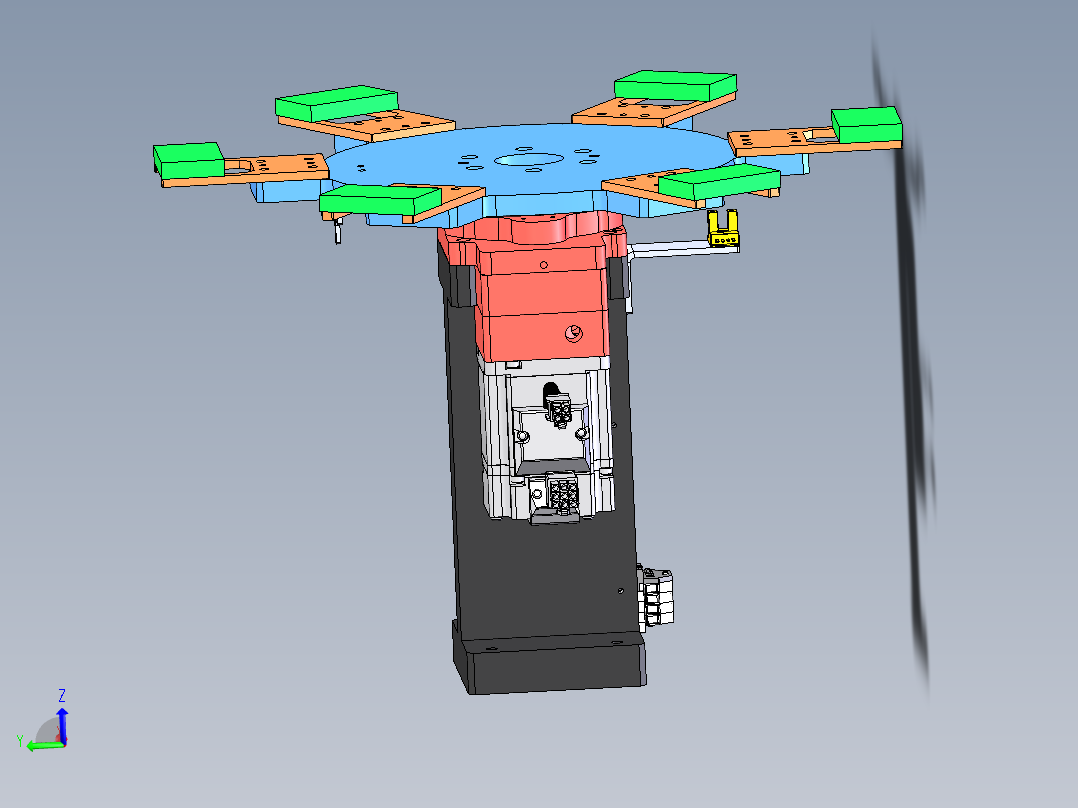 旋转作业台三维SW模型==1391681==50