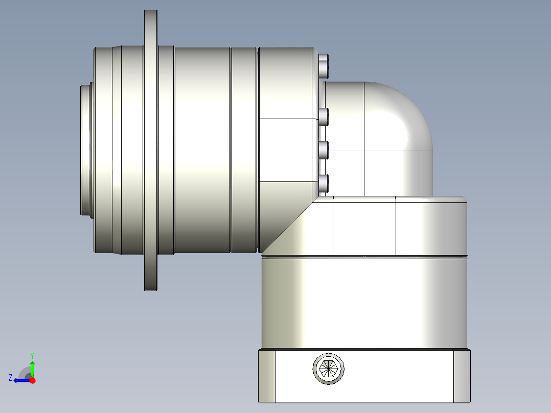 多摩川行星减速机TDR-064-L1-14BK14右视图