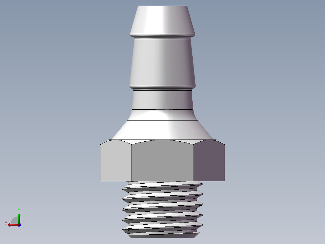 宝塔接头后视图