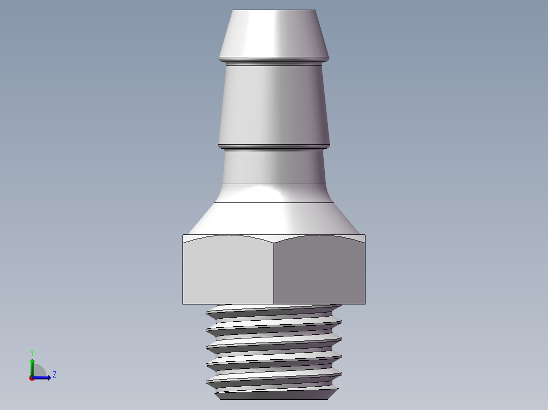 宝塔接头左视图