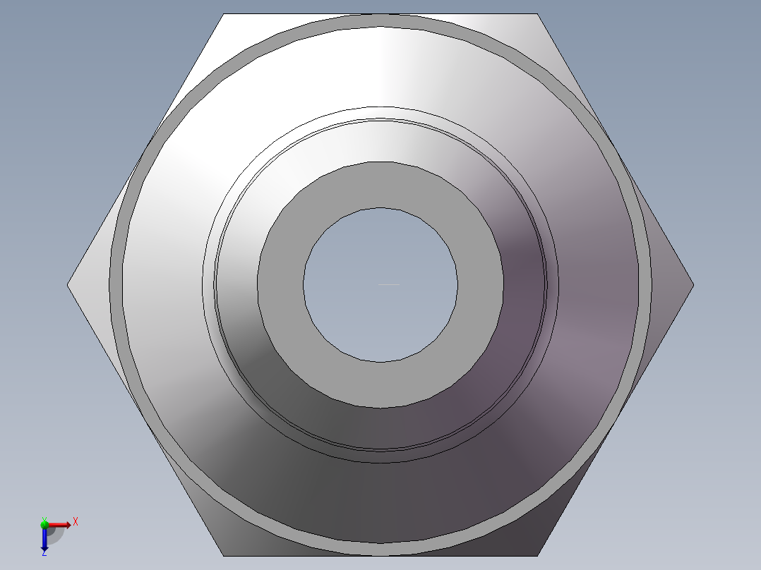 宝塔接头俯视图