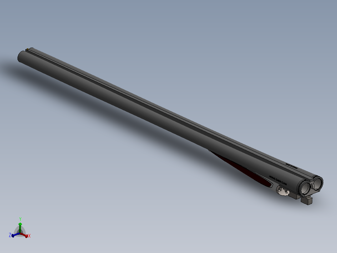 加尔比双管猎枪第1部分枪管总成