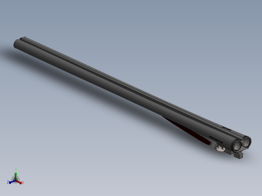 加尔比双管猎枪第1部分枪管总成